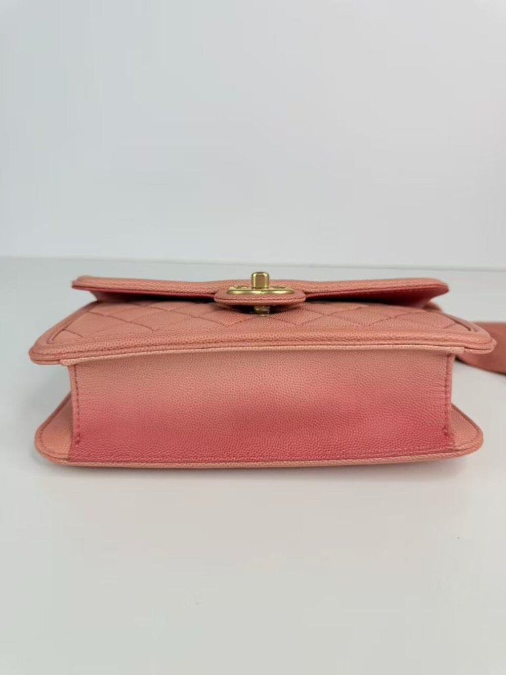 Chanel 19 Small Quilted Caviar Leather Flap Shoulder Crossbody Bag - Picture 8 of 13